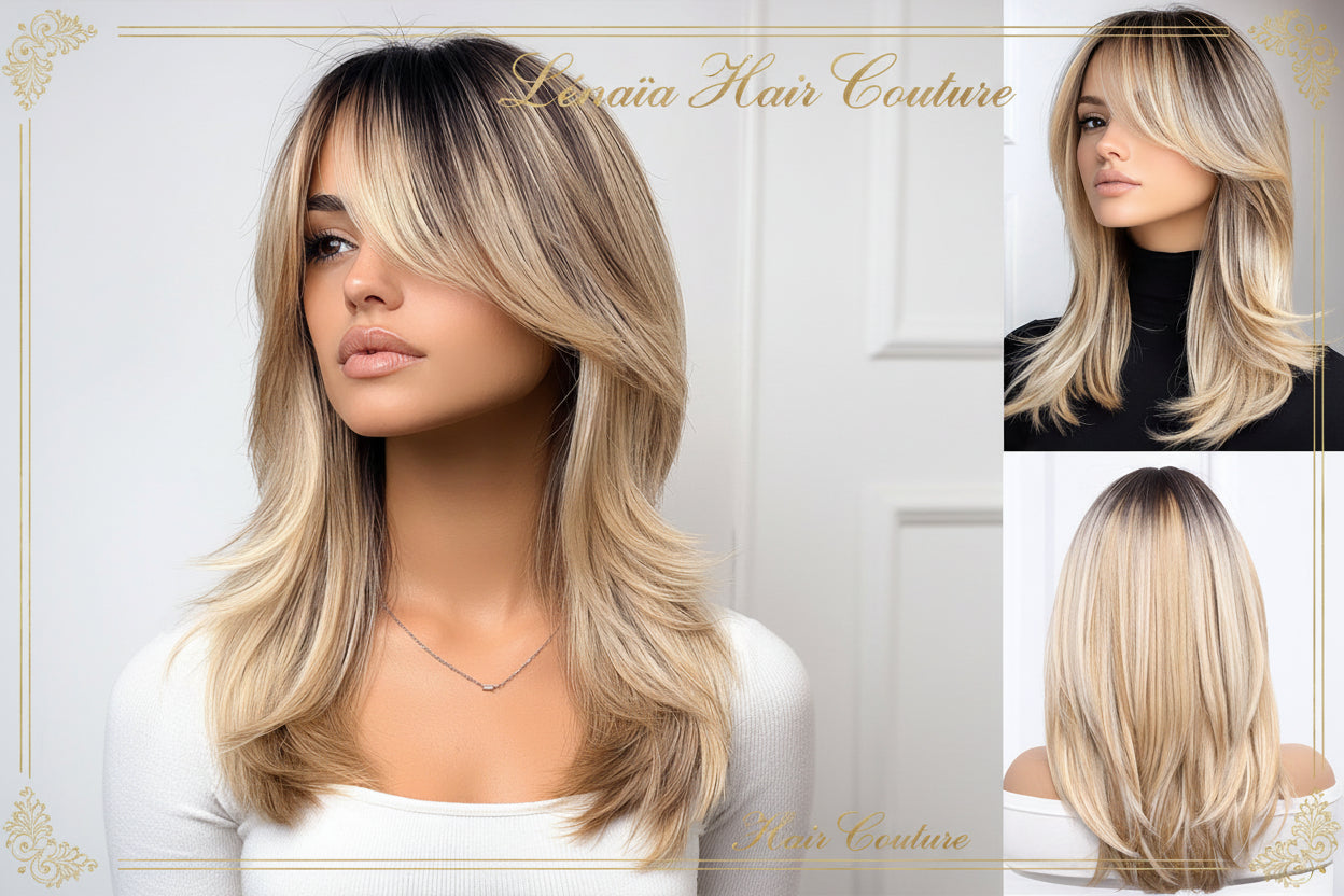 Perruque Alia volume naturel lace frontale cheveux péruviens 100% naturels