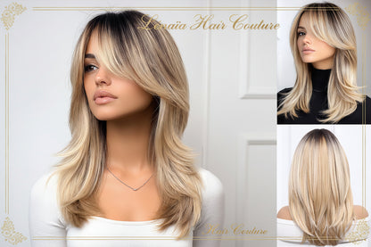 Perruque Alia volume naturel lace frontale cheveux péruviens 100% naturels