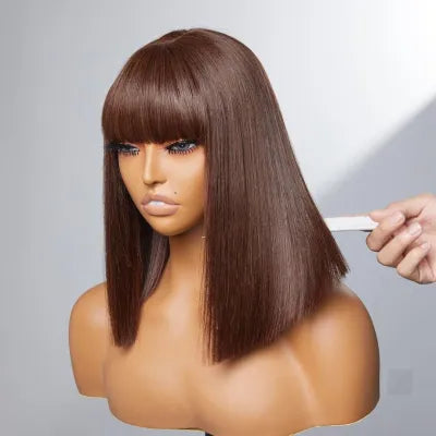 perruque & extensions double  étirée Estelle